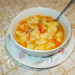 Картофена супа с ориз и моркови