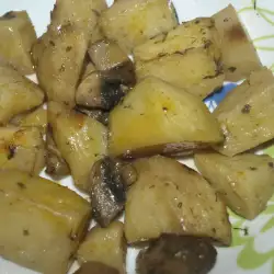 Постни картофи с гъби