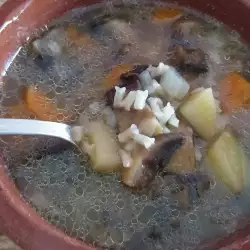 Гъбена супа с ориз и картофи