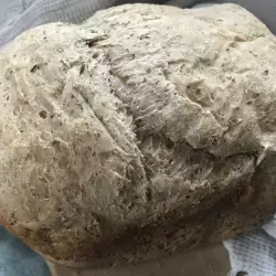 Хляб с 2 вида брашно в хлебопекарна