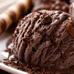 Шоколадов сладолед с кокосово мляко