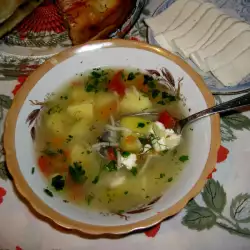 Картофена супа с фиде и зеленчуци