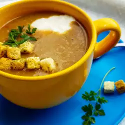 Картофена крем супа с лапад