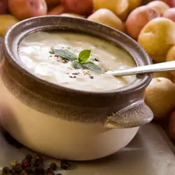 Картофена супа с праз и розмарин