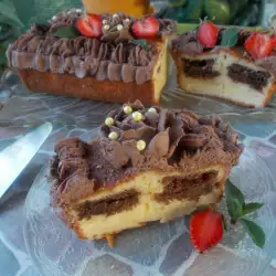 Десерт с ягоди и бисквити