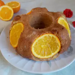Кекс с портокал и ванилия