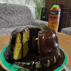 Кекс с шоколадова глазура на мама