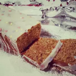 Коледен кейк с глазура