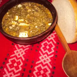 Здравословна супа със зелен лук