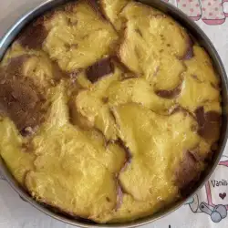 Лесен крем карамел с козунак и карамелена коричка