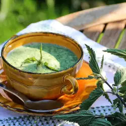 Крем супа от млада коприва