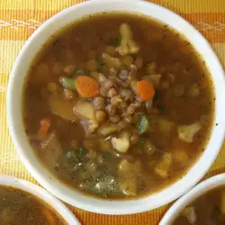 Супа от леща с моркови