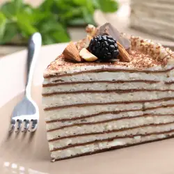 Лесна палачинкова торта за начинаещи