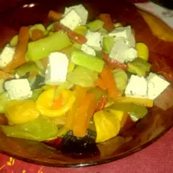 Здравословни зеленчукови макарони Трикольоре
