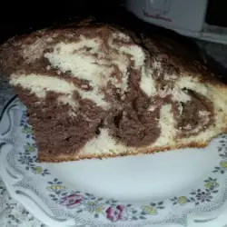 Мраморен кекс с какао