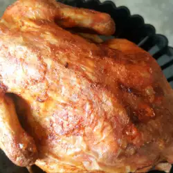 Печено пиле с куркума