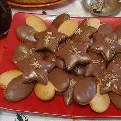 Меденки с шоколад за Коледа