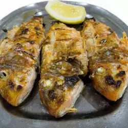 Печена риба с чубрица