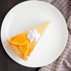 Портокалов чийзкейк с джинджифил