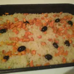 Ориз с маслини и моркови