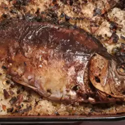 Печена риба с ориз