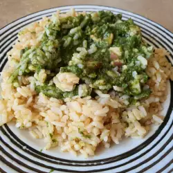 Зелен сос за интегрален ориз
