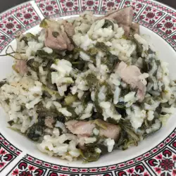 Ориз със зелении и свинско