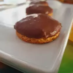 Бисквити с шоколад без яйца