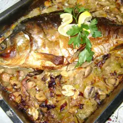 Риба на фурна с магданоз