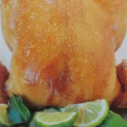 Пилешко на фурна с лайм