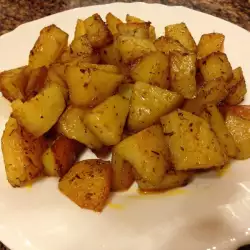 Пикантни печени картофи във фолио