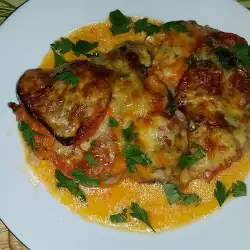 Пиле по италиански с мащерка