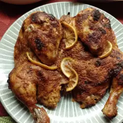 Печено мариновано пиле по испански