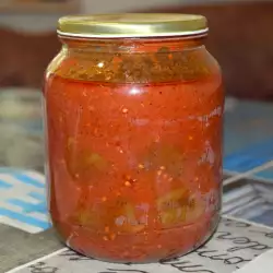 Пиперки с доматен сос за зимата