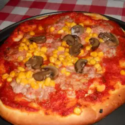 Най-лесната пица с готови блатове