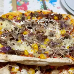 Пица с чушки без тесто