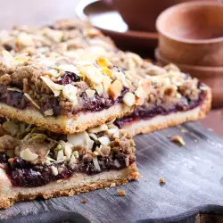 Плодови барчета с шоколад и бадеми