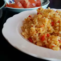 Постен ориз с лук