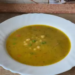 Крем супа от моркови и нахут