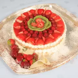 Торта шарлота с бишкоти