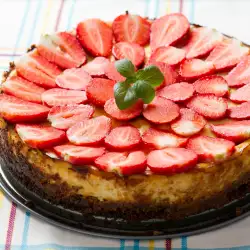 Десерт с ягоди и брашно
