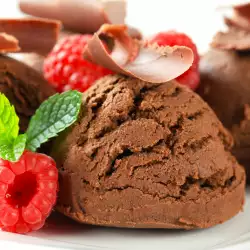Шоколадов сладолед с прясно мляко