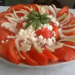 Редена салата с домати