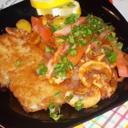 Филе от риба по испански с апетитен сос
