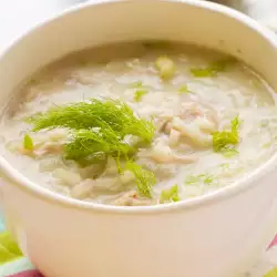 Млечна оризова супа