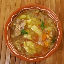 Телешка супа със зеле