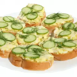 Свежи сандвичи с краставици