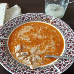 Супа с месо и чесън