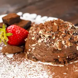 Шоколадов мус с ягоди - пухкав и неустоим