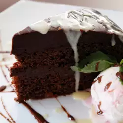Френска шоколадова торта с кафе